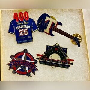 Texas Rangers Baseball pins tie tacks lapel pins